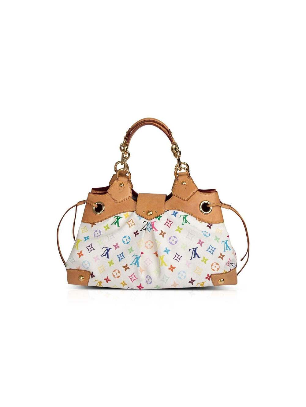 LOUIS VUITTON LV White Monogram Multicolore Ursula Bag